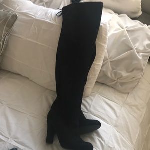 Long black boots